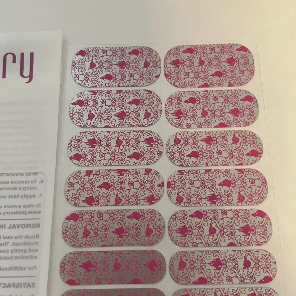 Jamberry Fairytale Endings Sleeping Beauty Full Sheet Nail Wraps 76B5